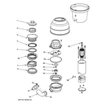 GE GFC1020F-01 garbage disposal parts | Sears PartsDirect
