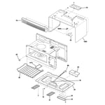 GE JNM1541DM3BB microwave/hood combo parts | Sears PartsDirect