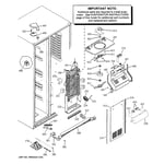 GE GSCS3PGXCFSS sidebyside refrigerator parts Sears PartsDirect