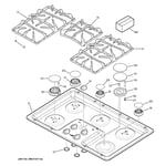 GE PGP966DET5BB gas cooktop parts Sears PartsDirect