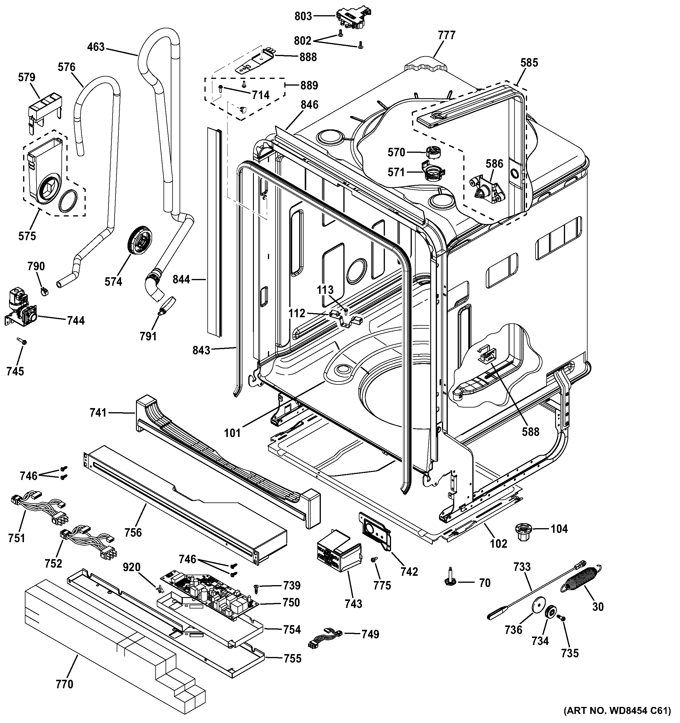 Looking For GE Model GDT655SSJ0SS Dishwasher Repair & Replacement Parts?