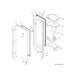 GE GFD28GELEDS bottommount refrigerator parts Sears PartsDirect
