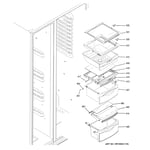 GE GSS25GSHPCSS sidebyside refrigerator parts Sears PartsDirect