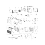 Haier QHC15AXW1 room air conditioner parts Sears PartsDirect