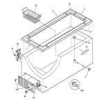 GE FCM15SABWH chest freezer parts Sears PartsDirect