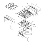 Hotpoint RGA624EF1WH gas range parts | Sears PartsDirect