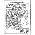 Caloric RMR364 gas range parts Sears PartsDirect