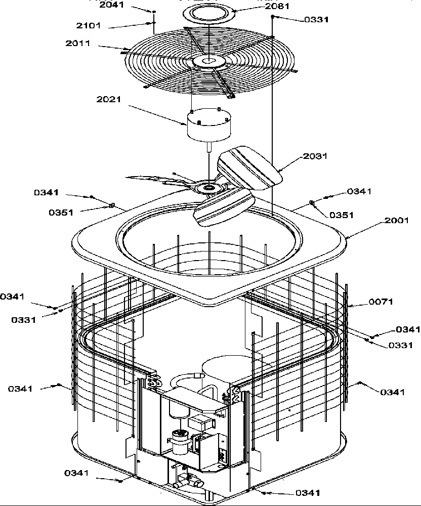 Air Conditioning Condenser Unit Diagram