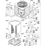 Amana RHE30A2A/P1219103C heating & cooling combined unit parts | Sears ...