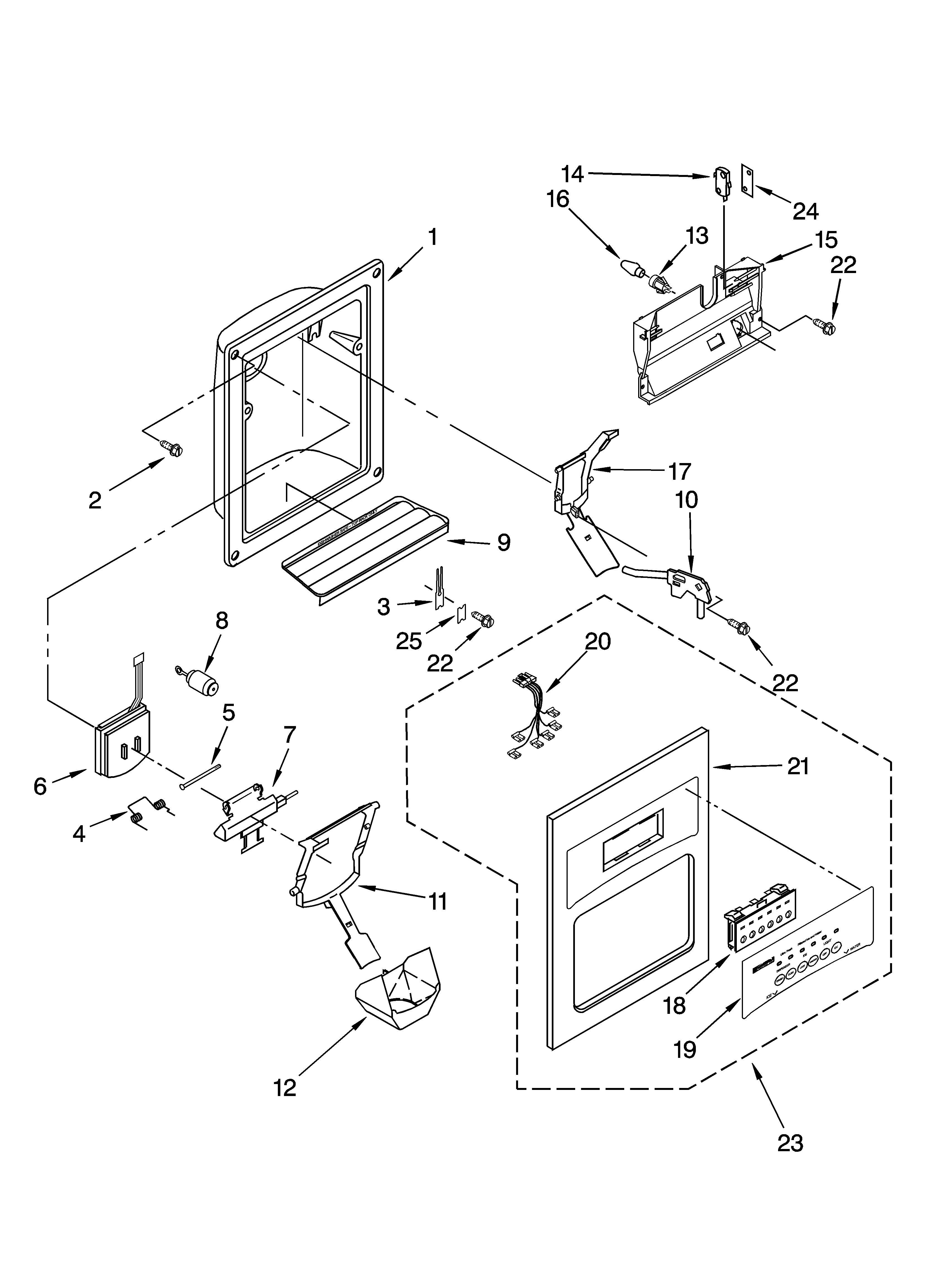 Parts Diagram For Kitchenaid Refrigerator