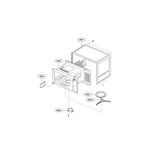 Kenmore 72166993800 countertop microwave parts Sears PartsDirect
