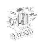 LG DLGX7188WM dryer parts Sears PartsDirect