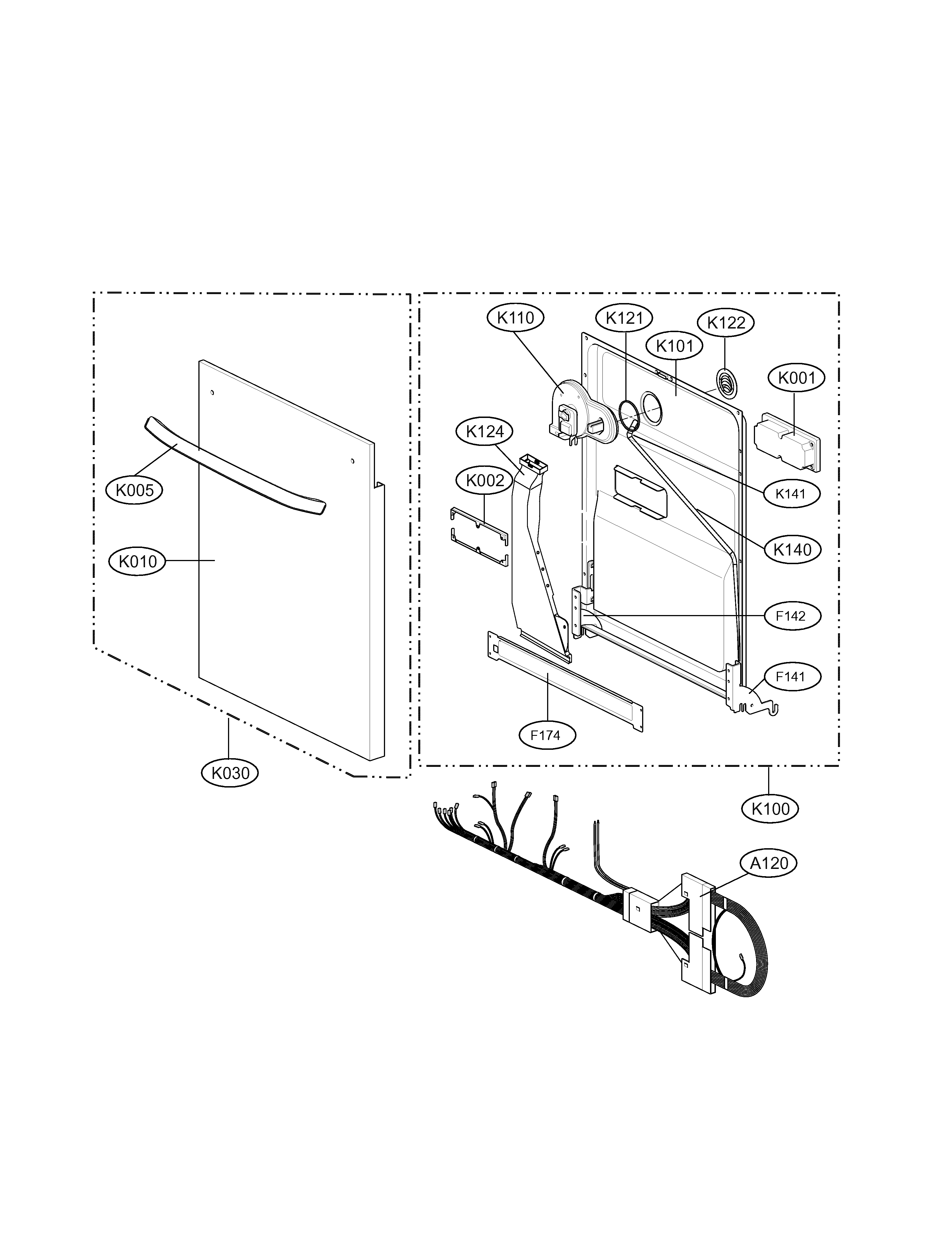 LG Dishwasher Tub assembly Parts  Model LDF6920BB  PartsDirect 