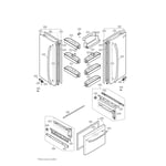 LG LFC23760SW/00 bottom-mount refrigerator parts | Sears PartsDirect