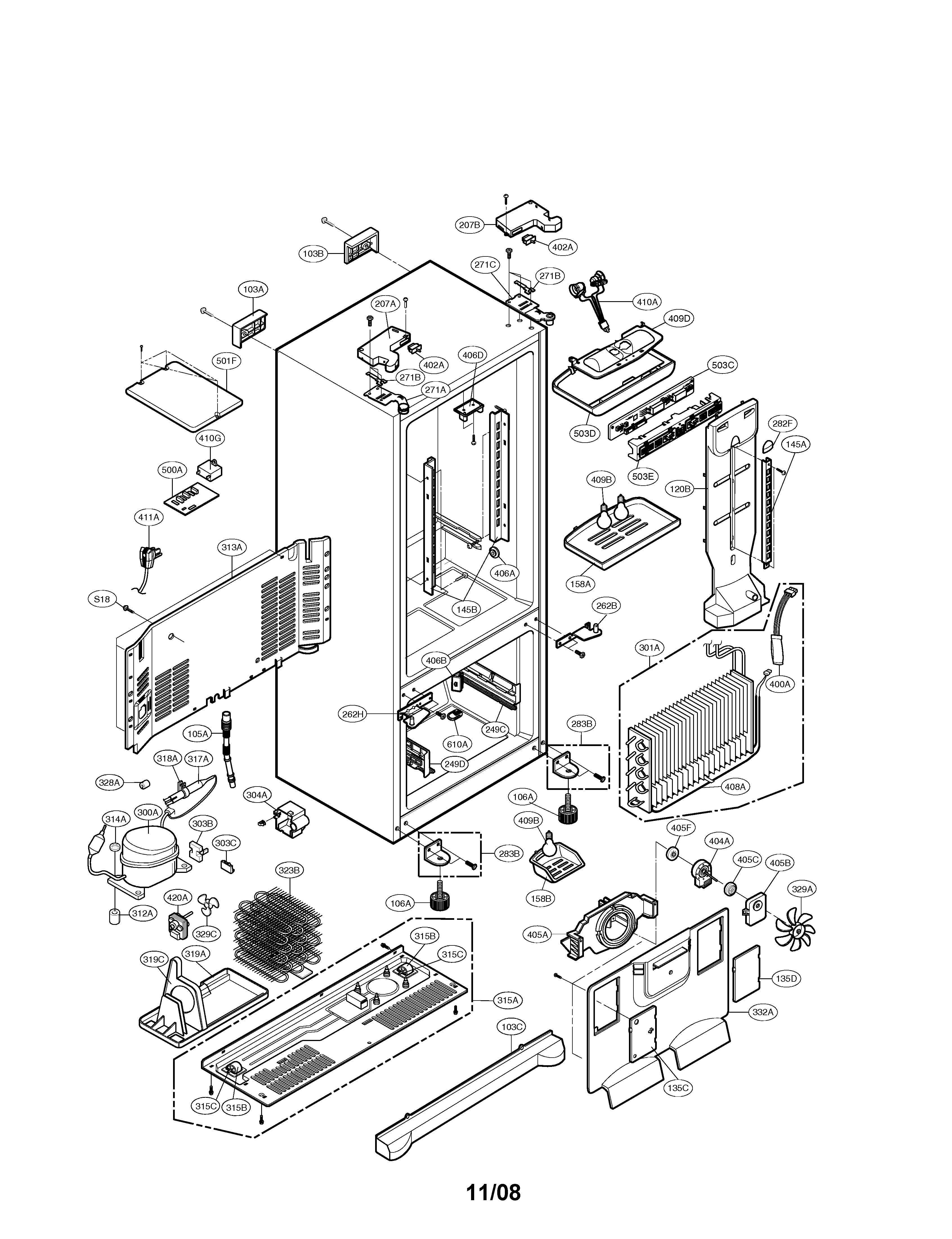 Lg Refrigerator Circuit Diagram Lsc27910tt
