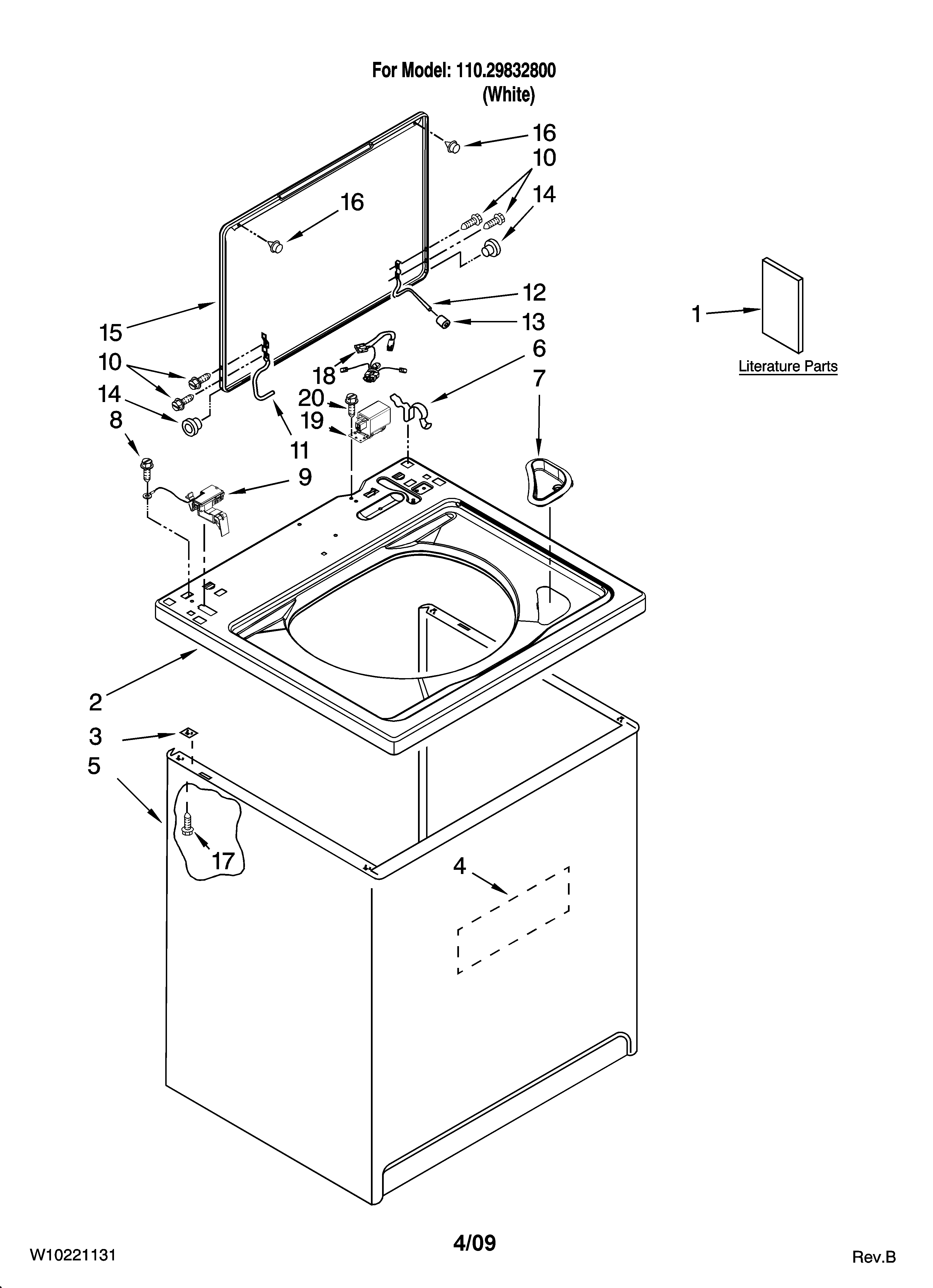 Kenmore Washer Parts Manual Series