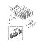 kenmore elite dishwasher bottom rack wheels