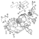 Norge DEN203W dryer parts | Sears PartsDirect