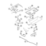 Jenn-Air JGD8345ADB gas cooktop parts | Sears PartsDirect
