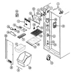 Admiral RSDA228AAM sidebyside refrigerator parts Sears PartsDirect