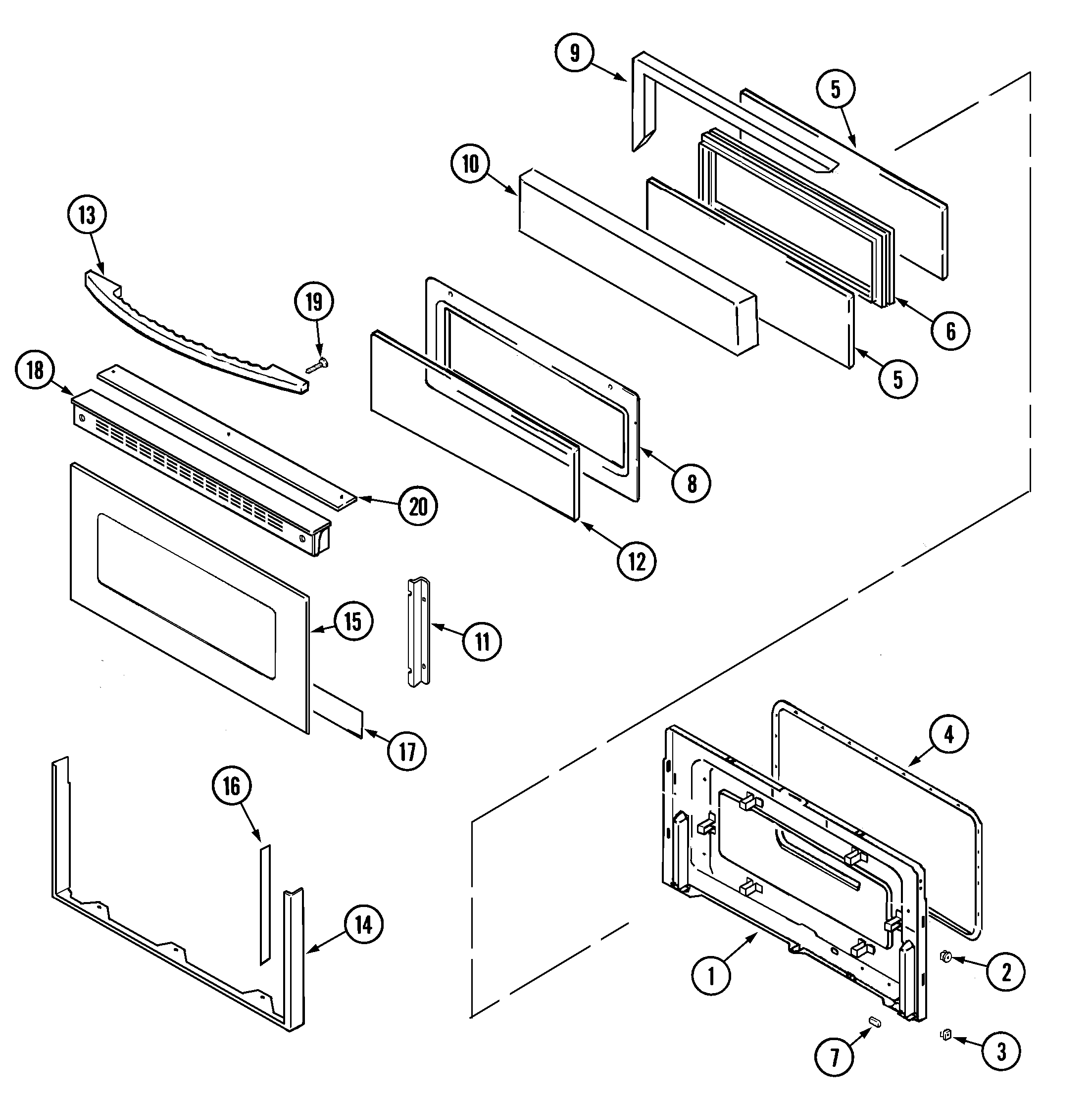 maytag model mer6770acw free standing, electric genuine parts Honeywell 7800 Wiring-Diagram Maytag Oven Wiring Diagram #8