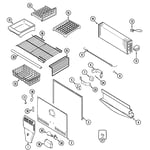 Maytag MTB2156GEW top-mount refrigerator parts | Sears Parts Direct