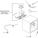 Maytag PCF1700ACW compact refrigerator parts | Sears PartsDirect