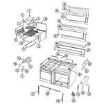 Dynasty DGR2484GCB gas range parts Sears PartsDirect