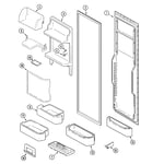 JennAir JCD2389GES sidebyside refrigerator parts Sears PartsDirect