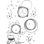 Admiral ADE7005AYW dryer parts | Sears Parts Direct