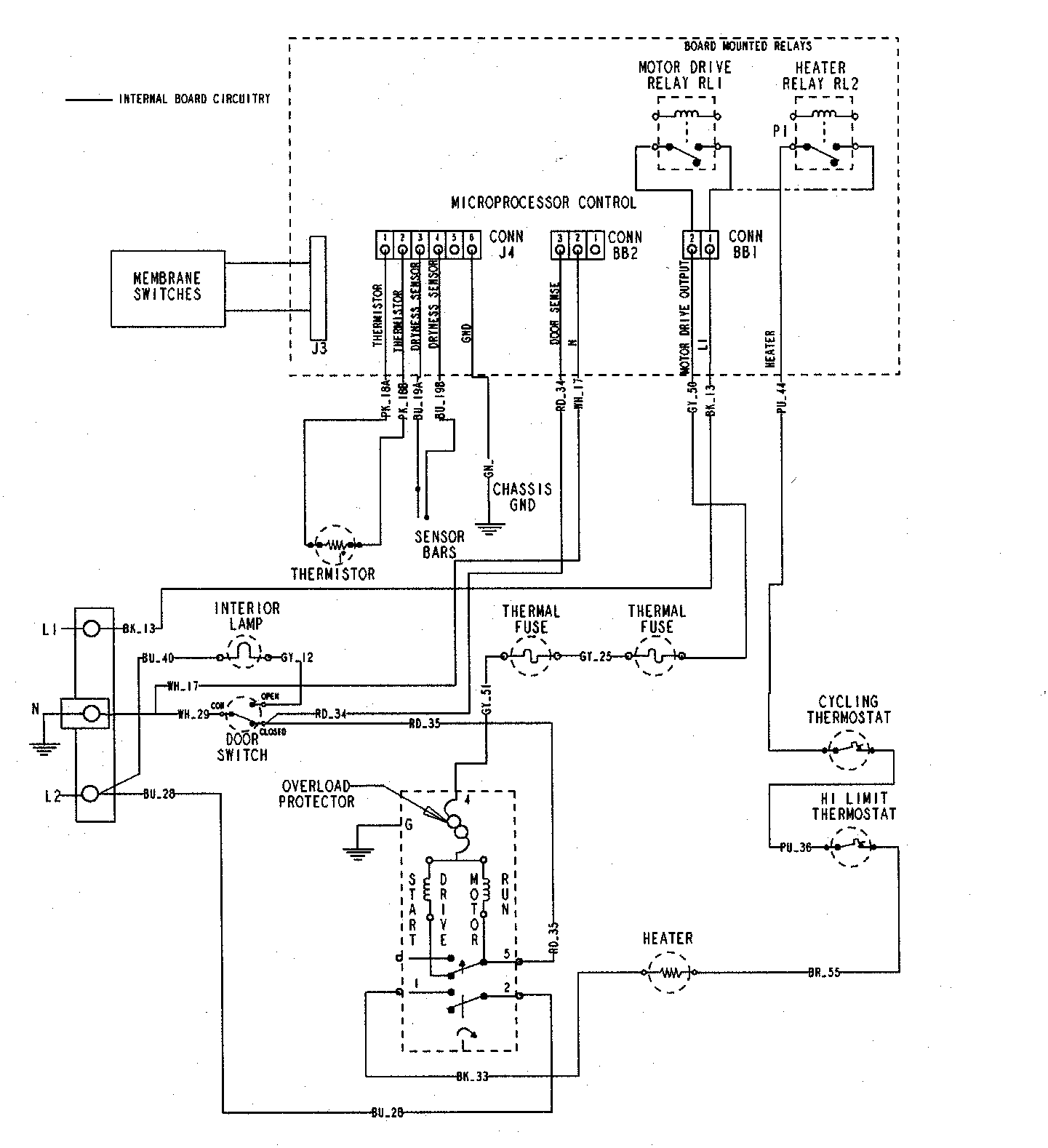Maytag Dryer Door Switch Wiring Diagram from c.searspartsdirect.com