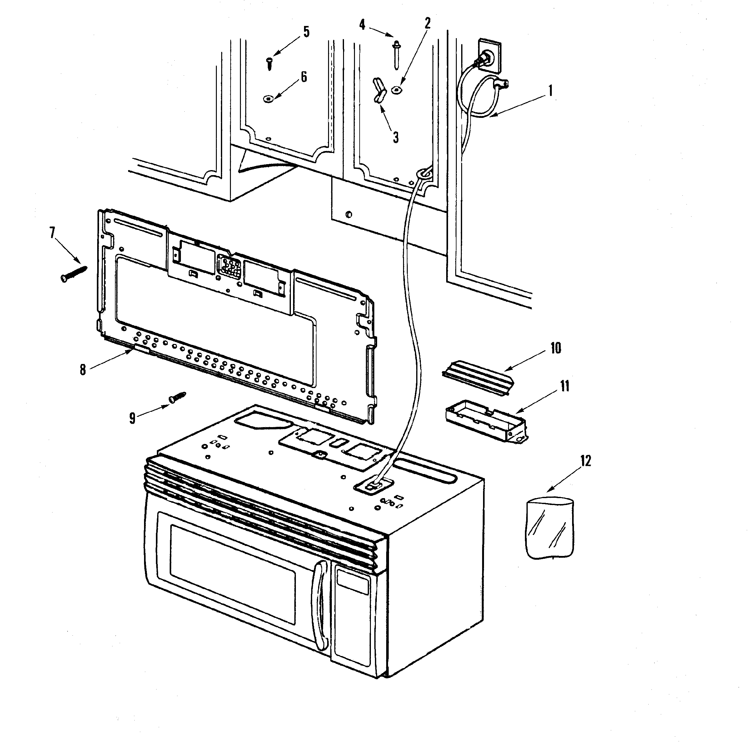 Maytag Mmv5207acw Microwave Hood Combo Parts Sears Direct Maytag Mmv5207acw Microwave Hood Combo