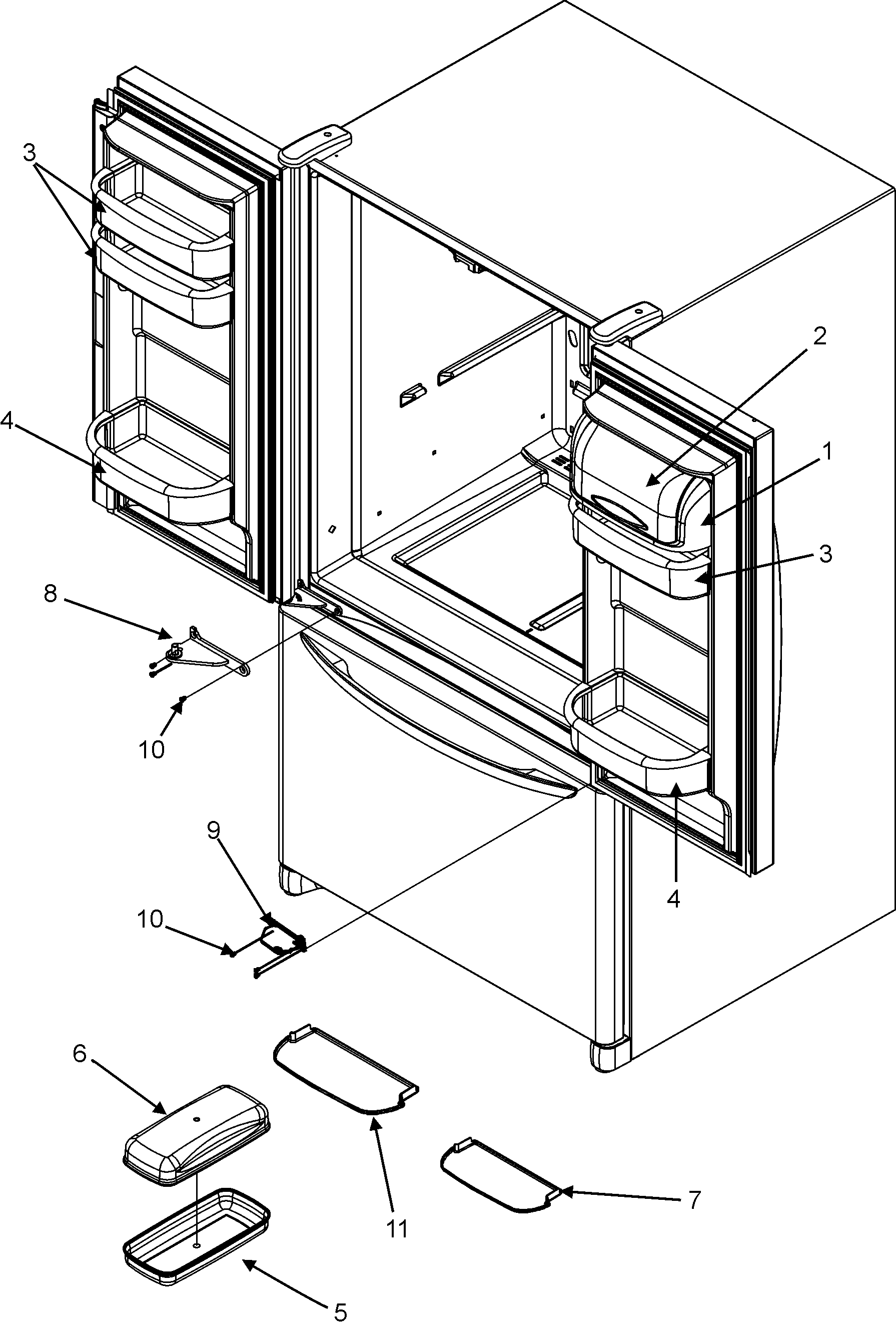 Wasserfilter-Ersatz Für Dacor Kühlschrank – Kompatibel Mit EF36BNDFSS & AFF3