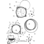 Amana NDE8805AYW dryer parts | Sears PartsDirect