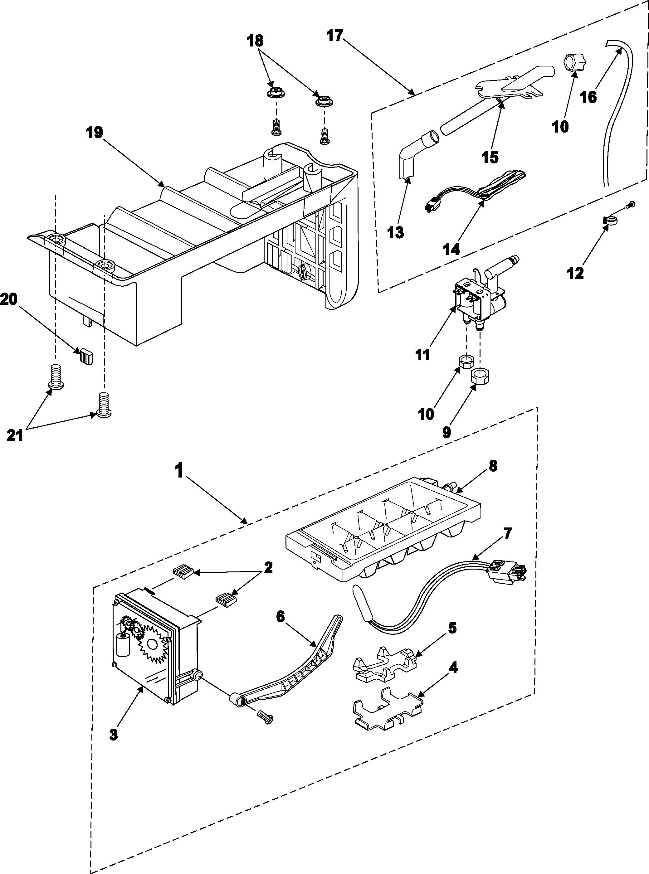Samsung Ice Maker Parts Diagram - Hanenhuusholli