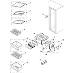Samsung RH2777AT/XAA side-by-side refrigerator parts | Sears PartsDirect