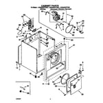 Whirlpool LE5550XTW0 dryer parts | Sears PartsDirect