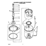 Looking for Roper model AX6245VW1 washer repair & replacement parts?