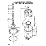 Whirlpool LA7800XTW1 washer parts | Sears PartsDirect