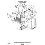 Whirlpool JJTU8100XTP0 trash compactor parts | Sears PartsDirect