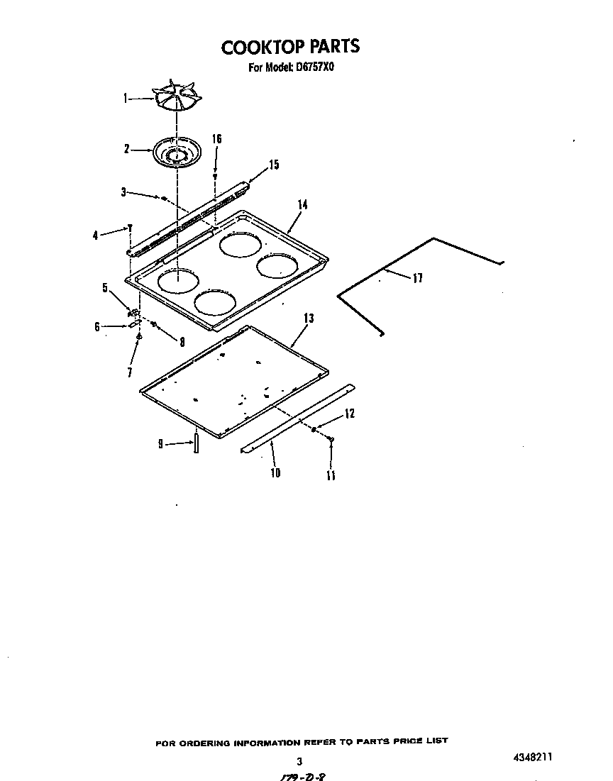 Looking For Roper Model D6757x0 Gas Range Repair Replacement Parts