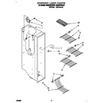 Roper RS20EKXBL00 sidebyside refrigerator parts Sears PartsDirect