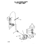 KitchenAid KUDA23SBWH0 dishwasher parts | Sears PartsDirect