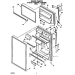 Whirlpool ET18GKXDN00 top-mount refrigerator parts | Sears PartsDirect