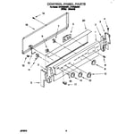 Whirlpool RF4700XBW1 electric range parts | Sears PartsDirect