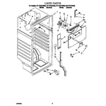 Roper RT14ZKXDW00 topmount refrigerator parts Sears PartsDirect