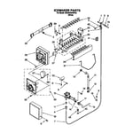 Whirlpool 3XARG484WP03 side-by-side refrigerator parts | Sears PartsDirect