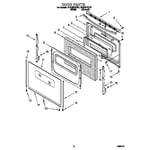 Whirlpool RF376PXEW1 electric range parts | Sears PartsDirect