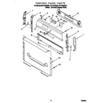 Whirlpool SF310BEGW0 electric range parts | Sears PartsDirect