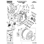 Whirlpool BYCCD3921W0 dryer parts | Sears PartsDirect